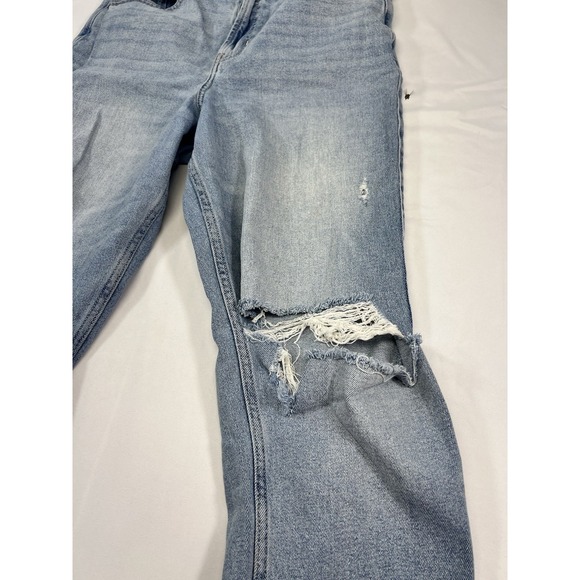 Holister Women's Ultra High Rise Vintage Straight Jeans W29 L27 Distressed - Picture 2 of 8